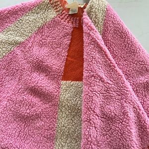 NWT! Anthropologie pink cape